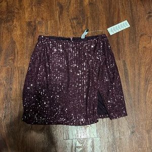 NWT Motel sequin skirt